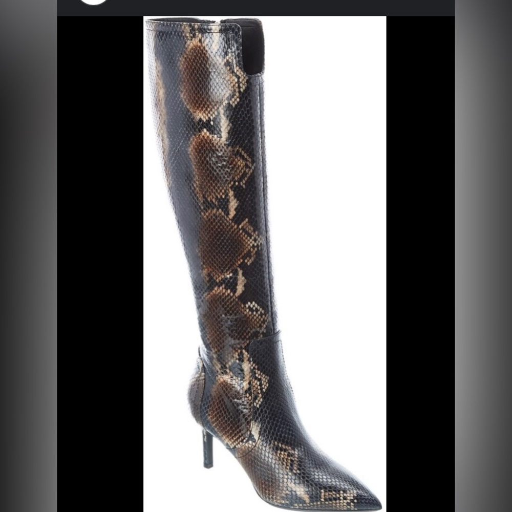 Aquatalia snake skin boots